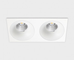 IT06-6016 white - 2шт. + IT06-6016 FR2 white светильник встраиваемый влагозащищенный