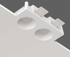 STELLANOVA QUASAR 80 DUO SN 036 светильник встраиваемый гипсовый