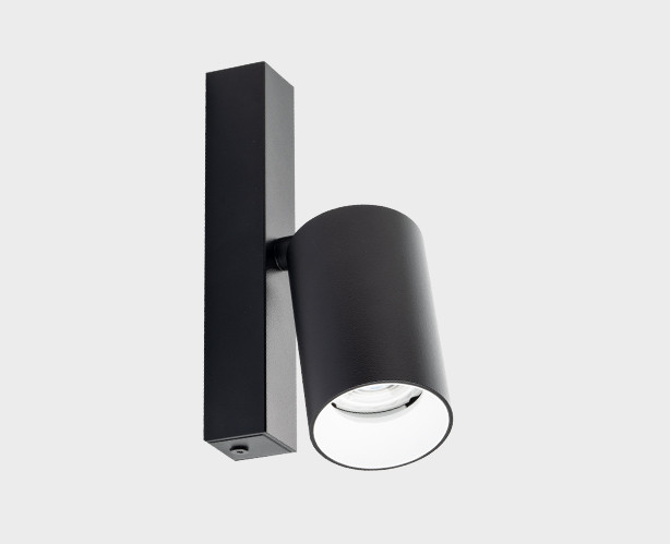 DANNY E1 black + Ring Danny white светильник потолочный поворотный