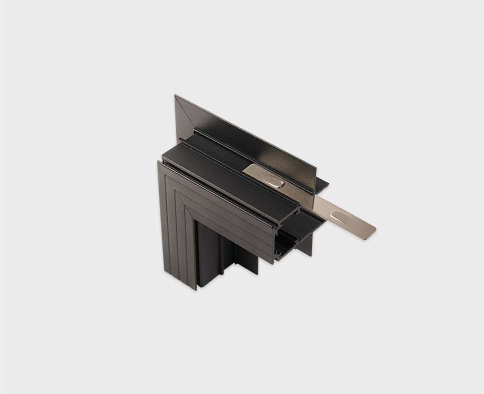 IT012-5033 black соединитель вертикальный угловой