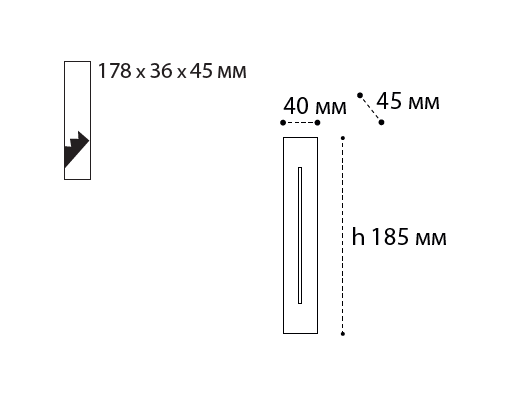 IT06-6040 black 3000K подсветка встраиваемая