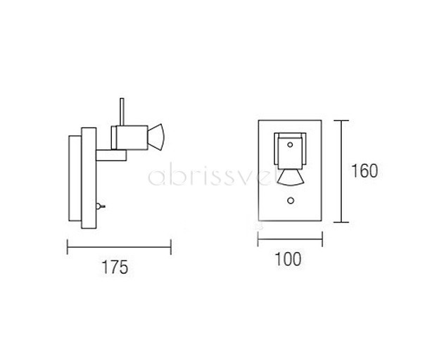 LEDS 410 CR светильник настенный