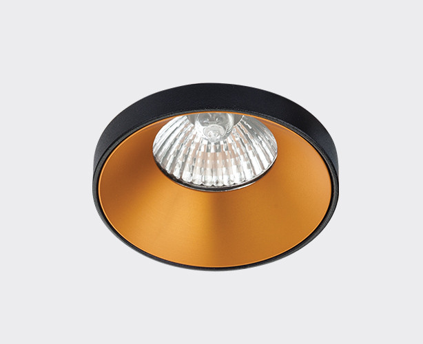 SP SOLO gold + SP ring светильник встраиваемый