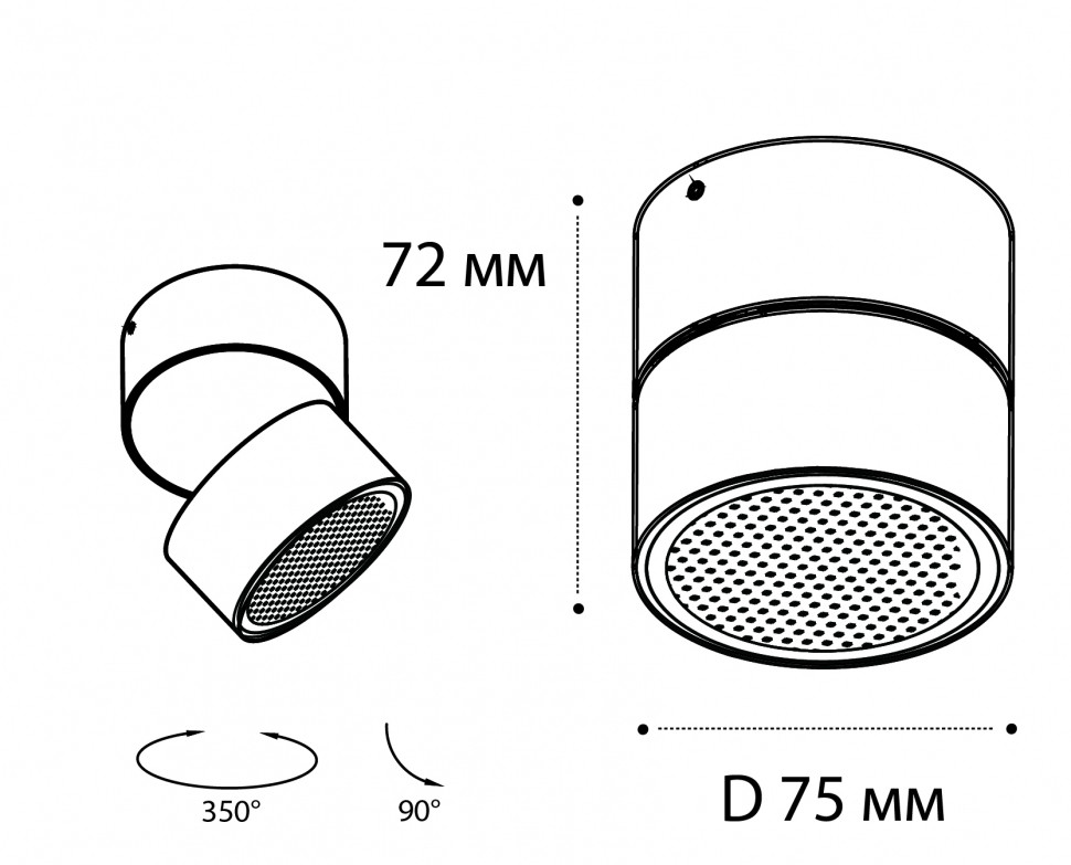 IT02-005 white 4000K светильник потолочный влагозащищенный