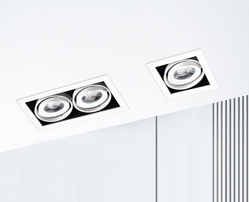 DL 3032 white 3000K светильник встраиваемый поворотный