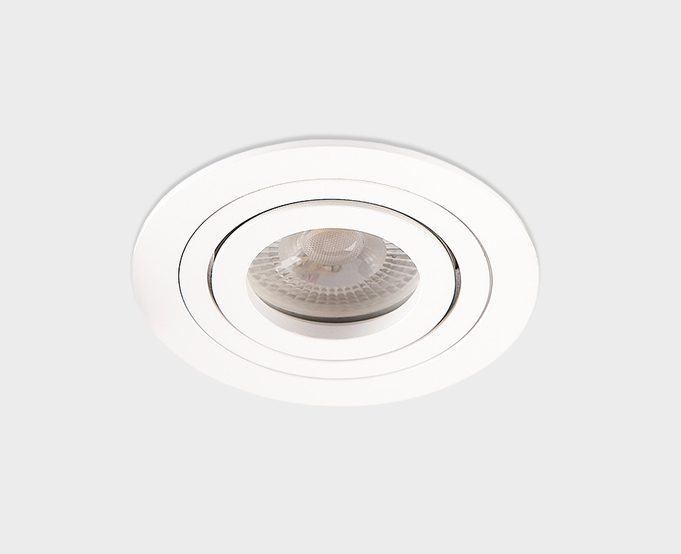 M02-026019 white светильник встраиваемый поворотный