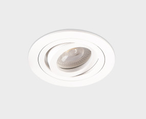 M02-026019 white светильник встраиваемый поворотный