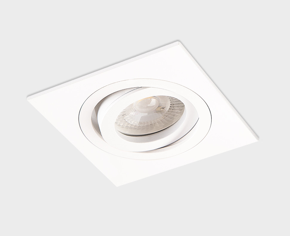 M02-026020 white светильник встраиваемый поворотный