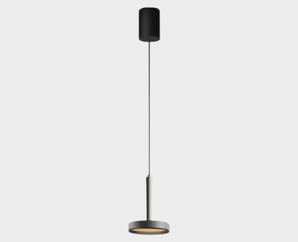 IT02-025 dark silver 3000K+IT02-024 black светильник подвесной