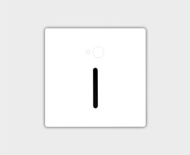 IT015-0303 white передняя панель для светильника IT015-0301