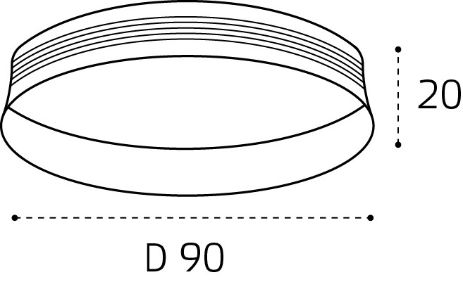 IT02-013 ring white кольцо для светильника