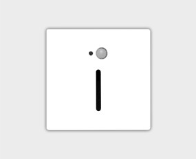 IT015-0306 white передняя панель для светильника IT015-0304