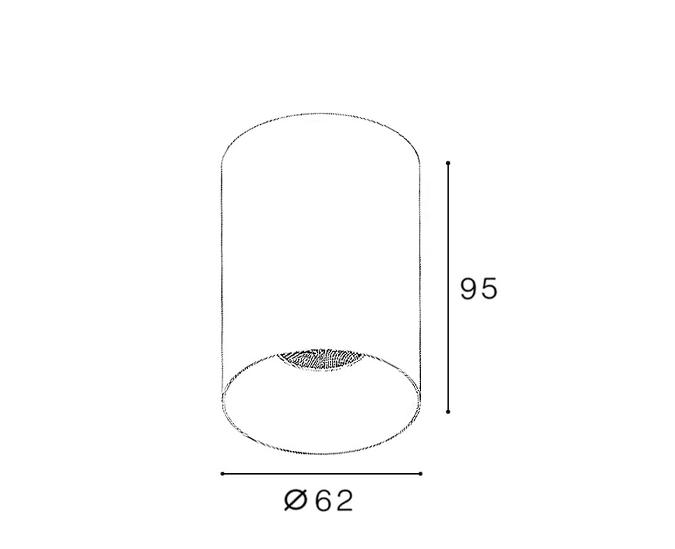 IT02-027 white 3000K светильник потолочный