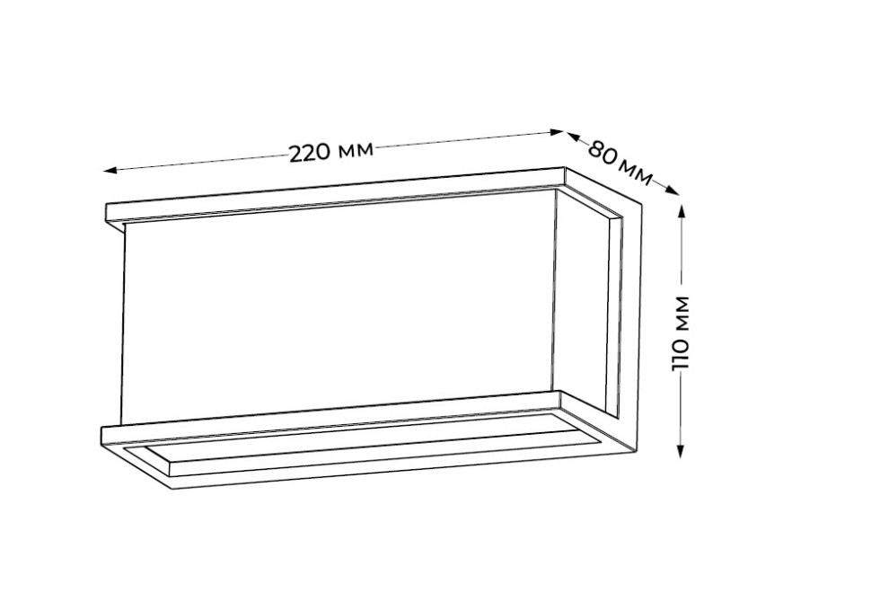 IT3008A настенный уличный светильник