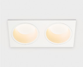 IT08-8013 white 3000K 2 шт + IT08-8015 white светильник встраиваемый с рамкой