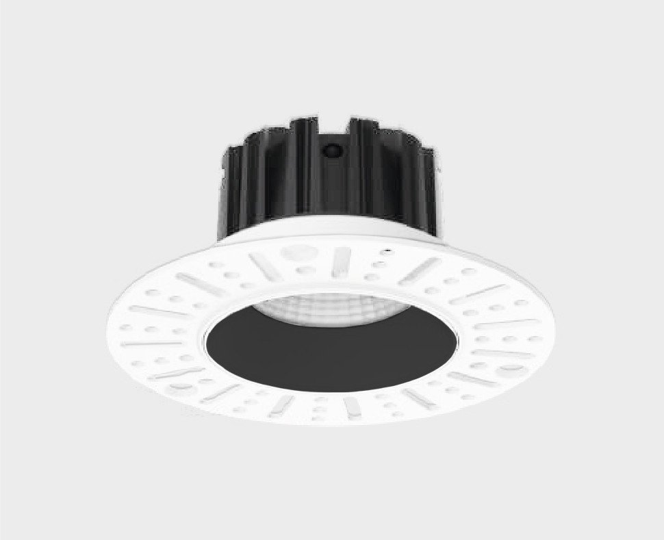 IT02-028 black 3000K светильник встраиваемый влагозащищенный