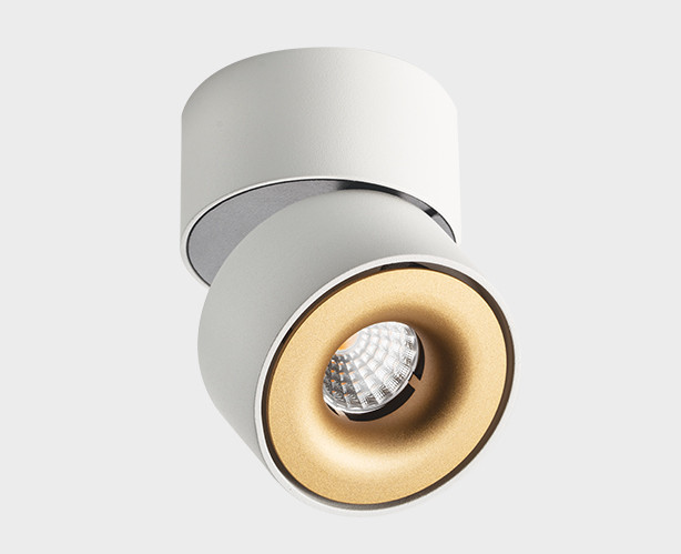IT02-001 white + IT02-001 ring gold светильник потолочный поворотный