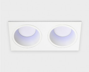 IT08-8013 white 4000K 2 шт + IT08-8015 white светильник встраиваемый с рамкой