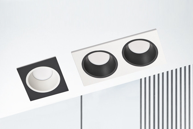 IT08-8013 white 4000K 2 шт + IT08-8015 white светильник встраиваемый с рамкой