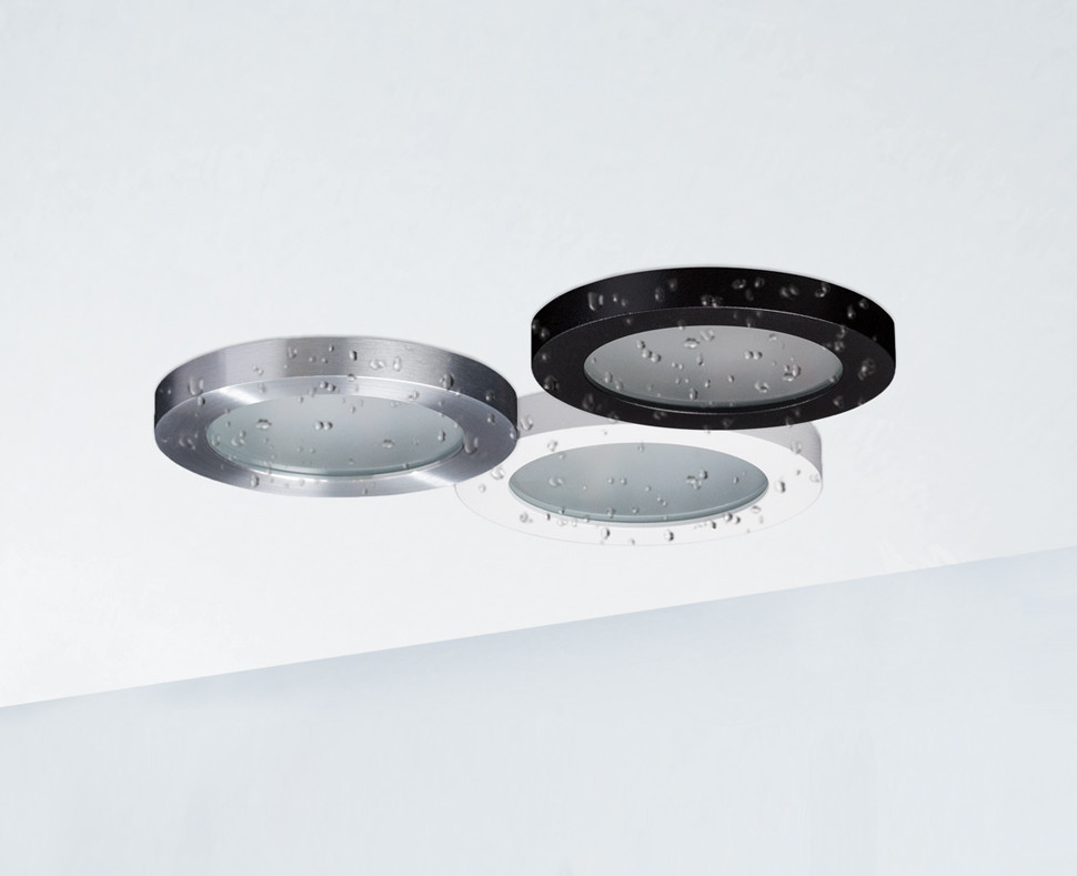 DL-2633 black светильник встраиваемый влагозащищенный