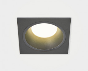 IT08-8013 black 3000K + IT08-8014 black светильник встраиваемый с рамкой