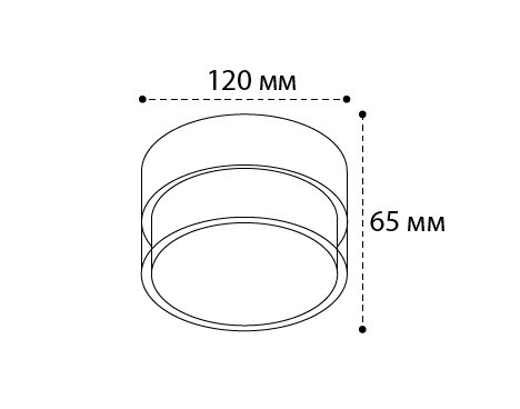 IT06-6043 white 3000K светильник потолочный