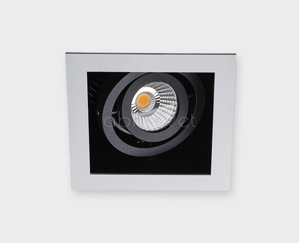 DL 3014 white/black светильник встраиваемый поворотный
