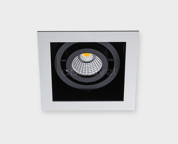 DL 3014 white/black светильник встраиваемый поворотный