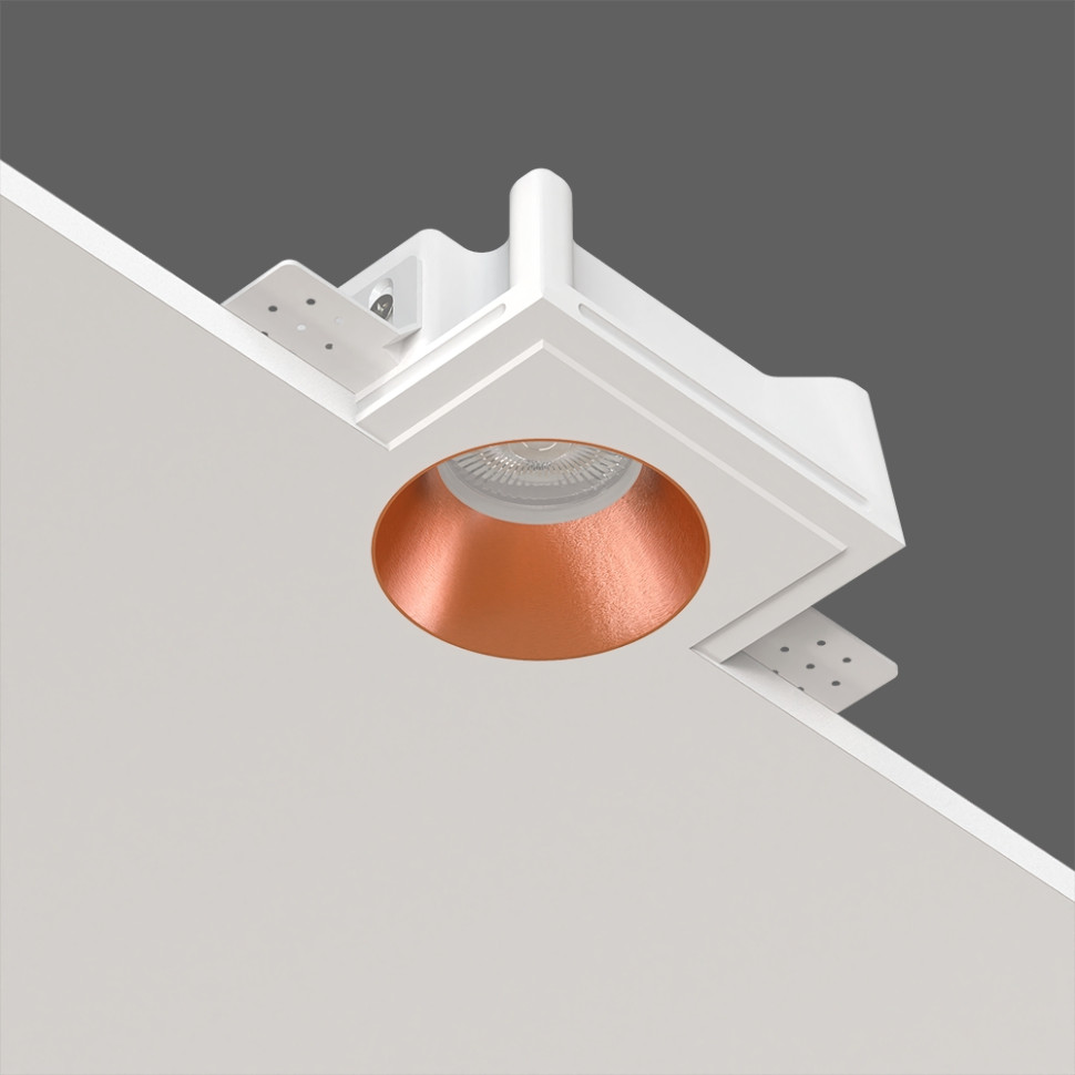STELLANOVA QUASAR 80 COPPER SN 200 светильник встраиваемый гипсовый