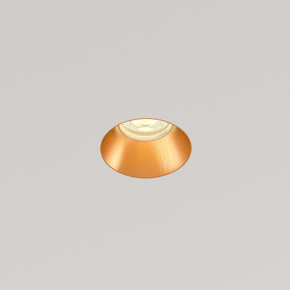 STELLANOVA QUASAR 80 BRASS SN 201 светильник встраиваемый гипсовый
