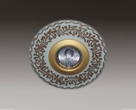 ARCHEO VENICE DESIGN STG GOLD ROUND