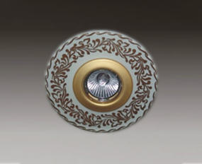 ARCHEO VENICE DESIGN STG GOLD ROUND