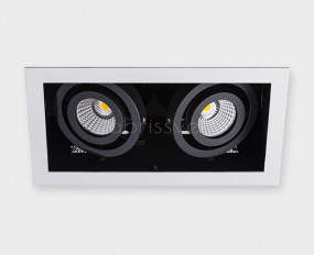DL 3015 white/black светильник встраиваемый