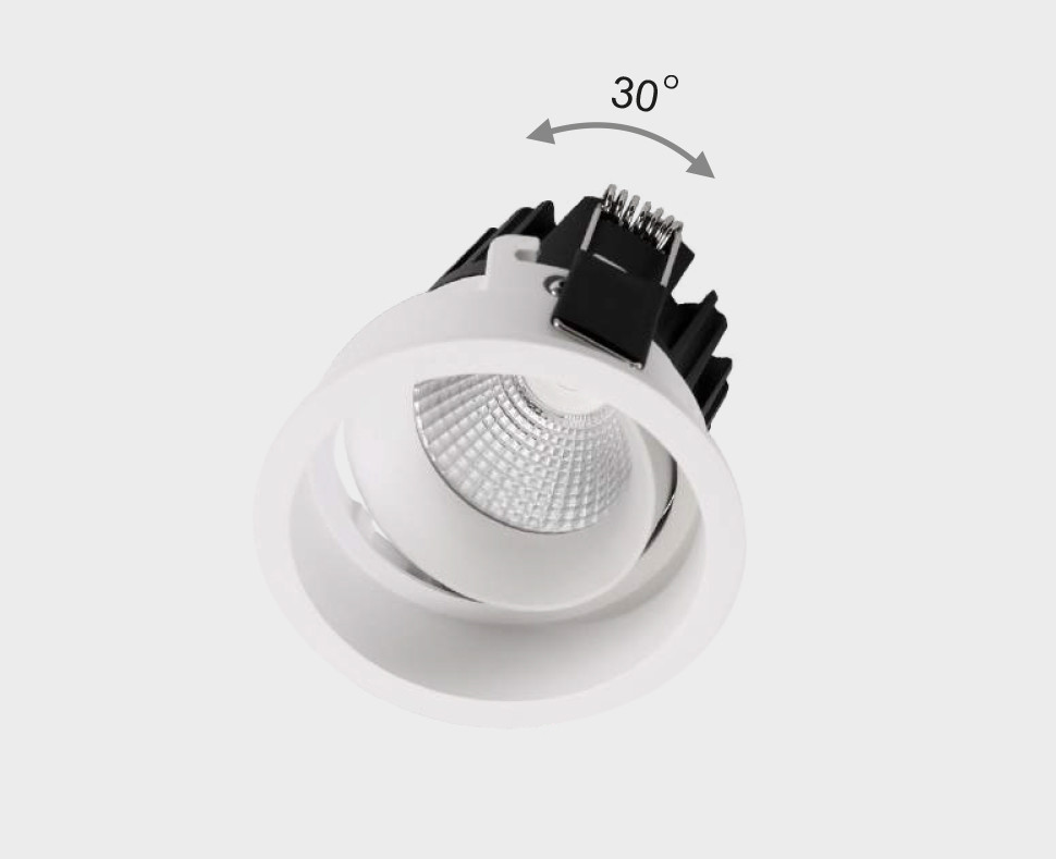 IT02-029 white 3000K светильник встраиваемый поворотный