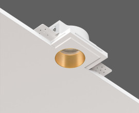 STELLANOVA QUASAR 55 BRASS SN 205 светильник встраиваемый гипсовый