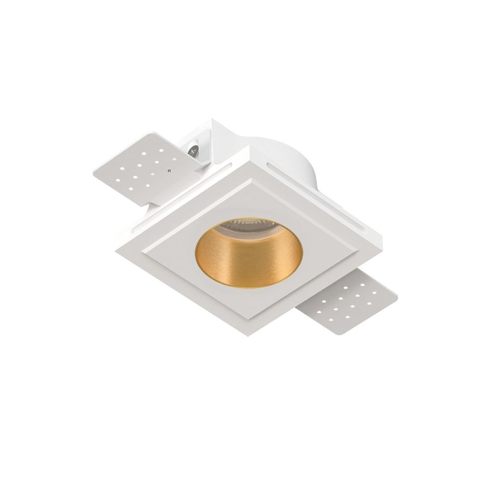 STELLANOVA QUASAR 55 BRASS SN 205 светильник встраиваемый гипсовый