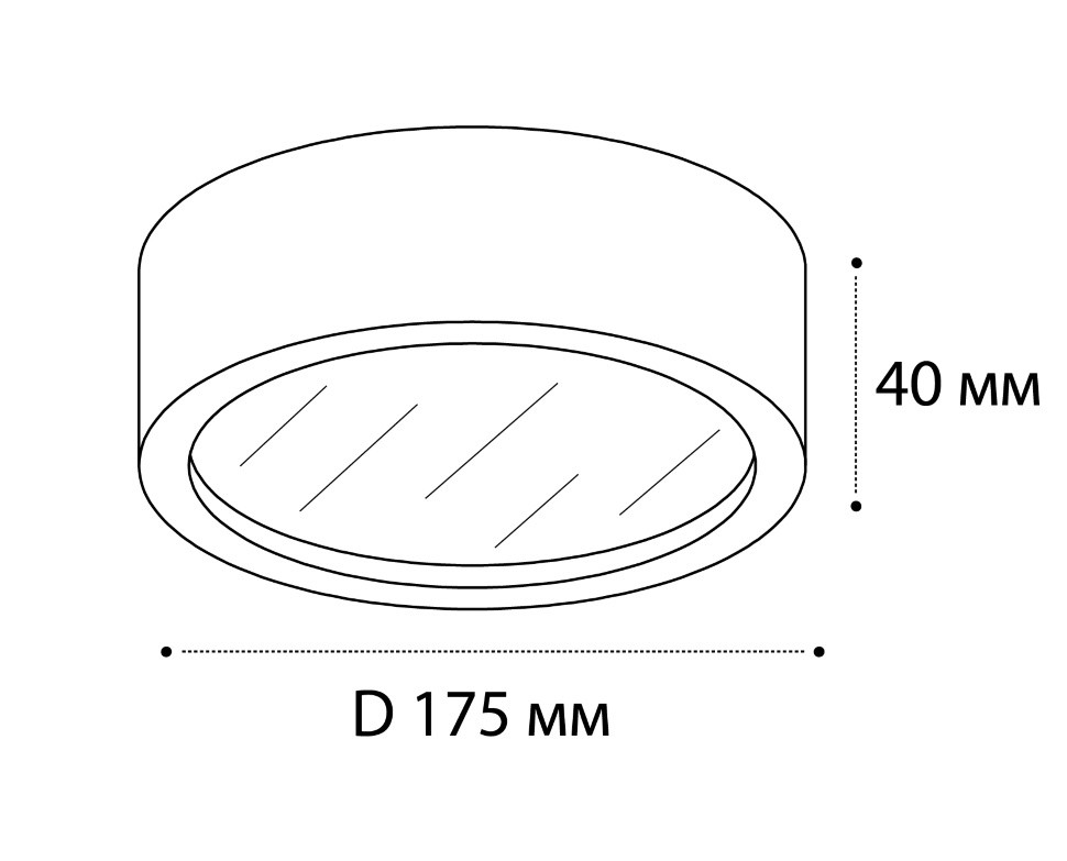 M04-525-175-У black 3000K светильник потолочный