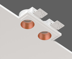 STELLANOVA QUASAR 55 DUO COPPER SN 208 светильник встраиваемый гипсовый