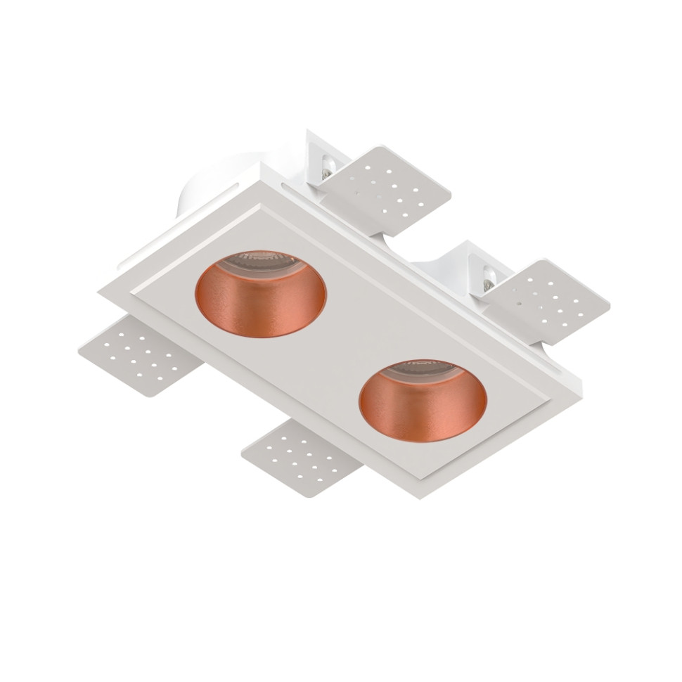STELLANOVA QUASAR 55 DUO COPPER SN 208 светильник встраиваемый гипсовый