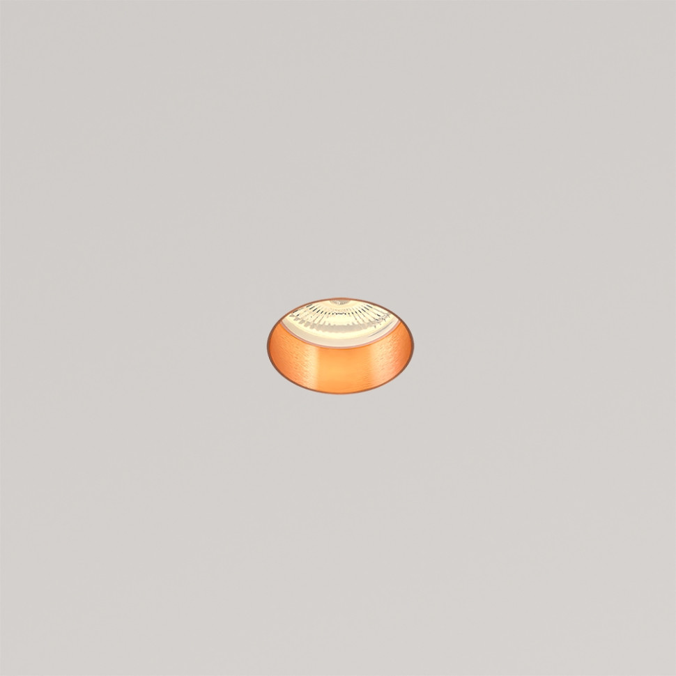 STELLANOVA QUASAR 55 FLAT COPPER SN 206 светильник встраиваемый гипсовый