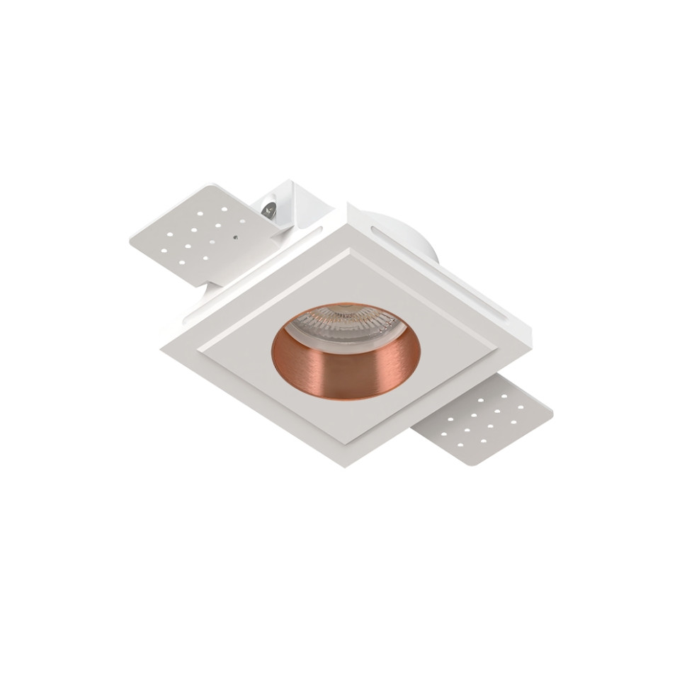 STELLANOVA QUASAR 55 FLAT COPPER SN 206 светильник встраиваемый гипсовый