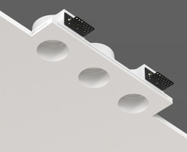 STELLANOVA QUASAR 55 Trio SN 054 светильник встраиваемый гипсовый