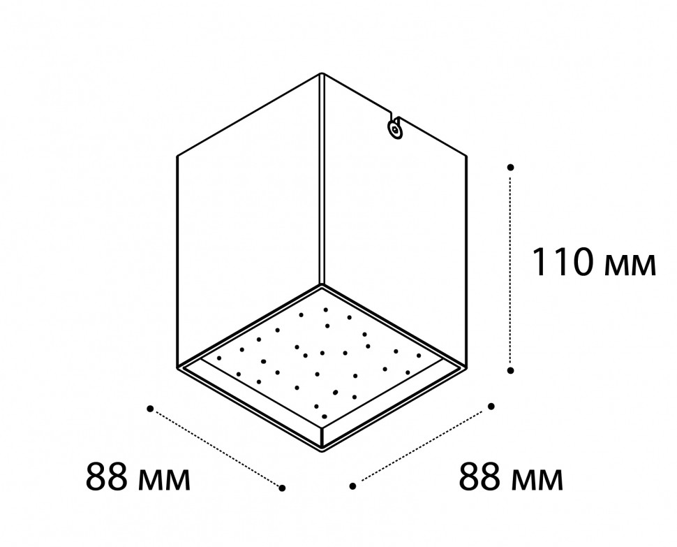 DL 3028 black 3000K светильник потолочный