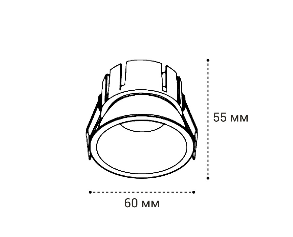 IT06-6033 white 4000K светильник встраиваемый влагозащищенный