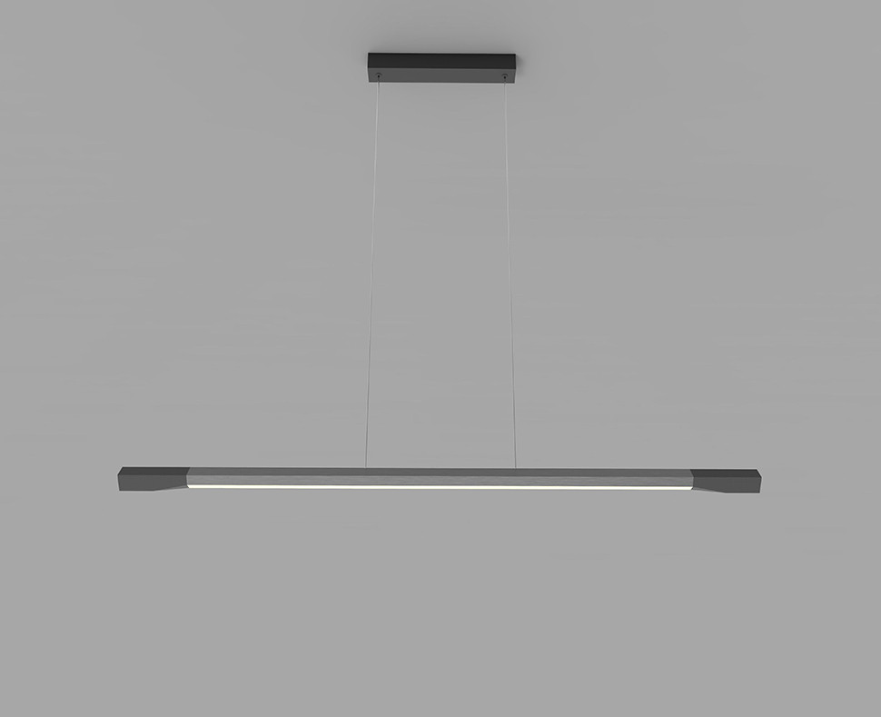 IT013-6020 black/silver 3000K светильник подвесной
