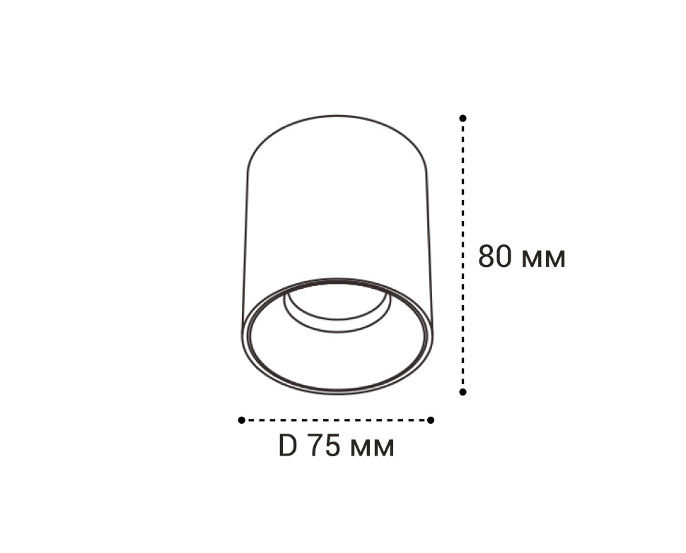 IT06-6035 white 3000K светильник потолочный влагозащищенный