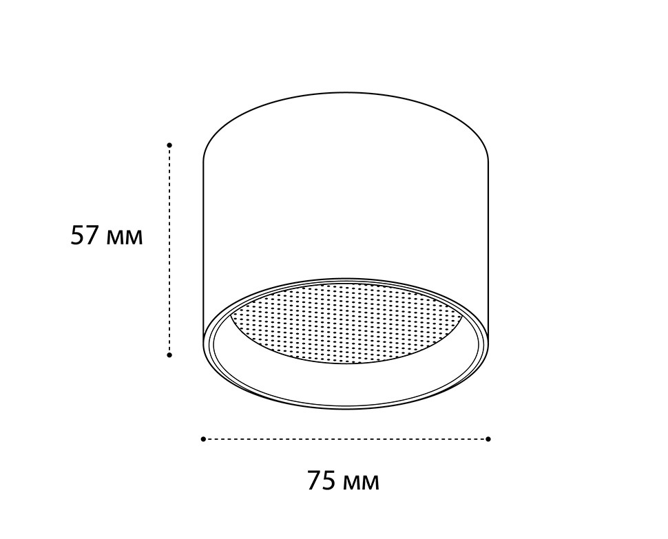 IT02-007 white 4000K светильник потолочный влагозащищенный
