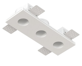 STELLANOVA QUASAR 40 TRIO SN 047 светильник встраиваемый гипсовый