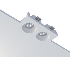 STELLANOVA IZAR 80 DUO FLAT SN 023 светильник встраиваемый гипсовый