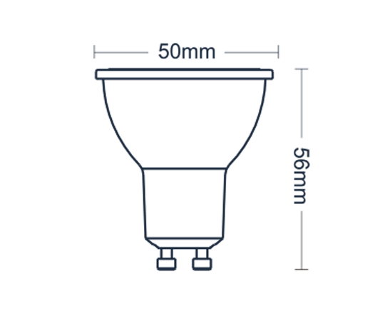 TP GU10/7W/3000K/DIM светодиодная лампа
